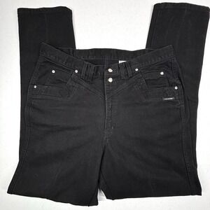 Rockies Jeans Black Bareback Hi Rise Tapered Western‎ Womens 20 38x36 TALL EUC